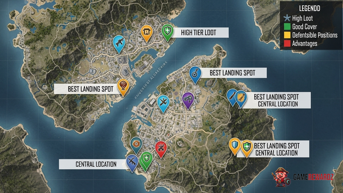 PUBG Mobile Best Landing Spots